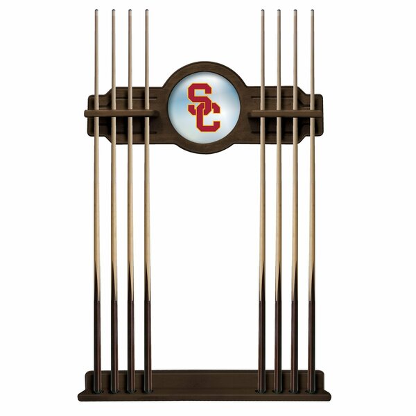 Holland Bar Stool Co USC Trojans Cue Rack in Navajo Finish CueNavSouCal